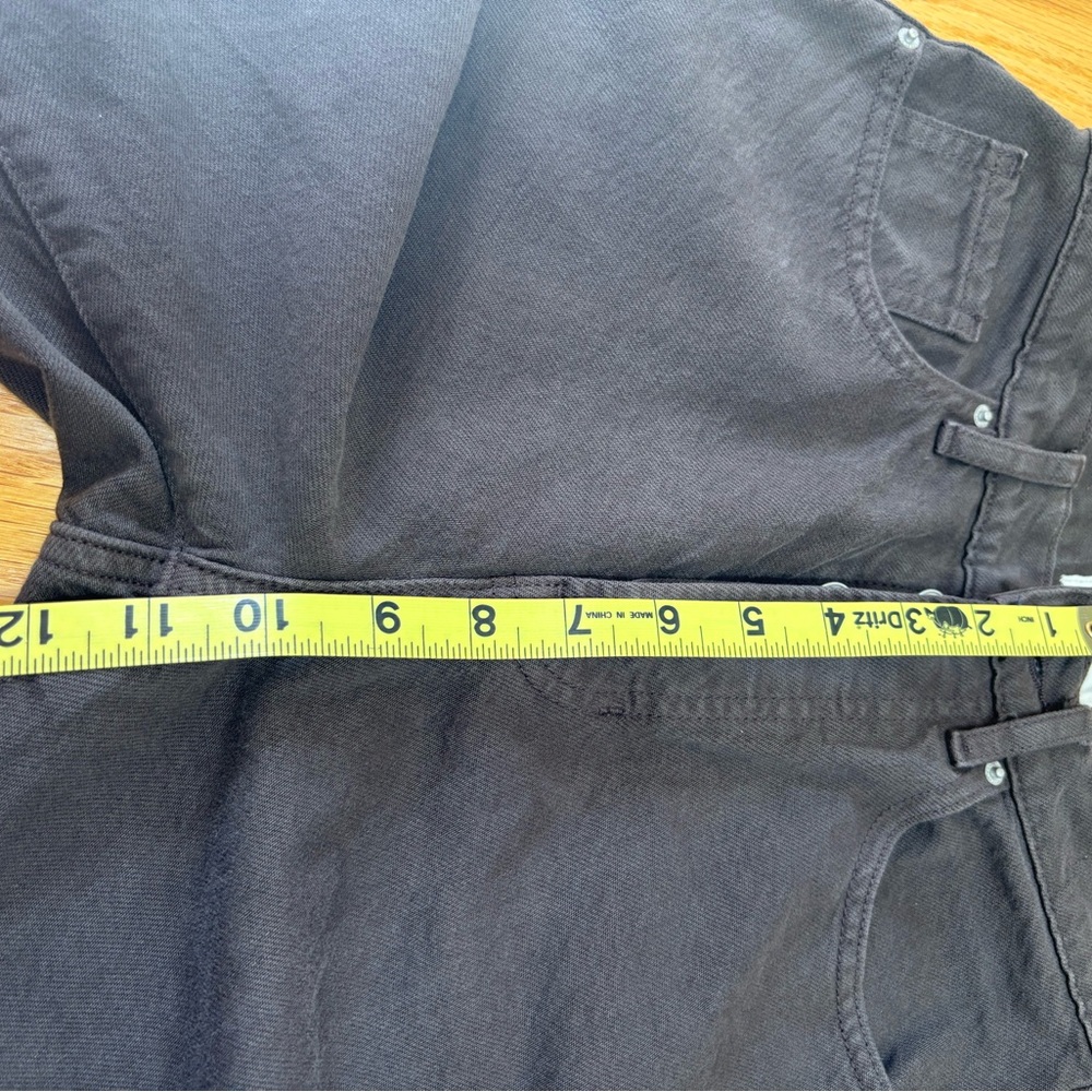 PacSun Dad Jeans - High Rise Straight Leg - Button Fly - Size 24 Charcoal Gray - Picture 6 of 12